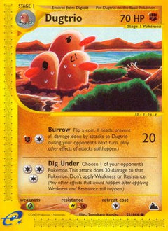 Dugtrio (52) [Skyridge] Reverse Holofoil - Deck Out Gaming