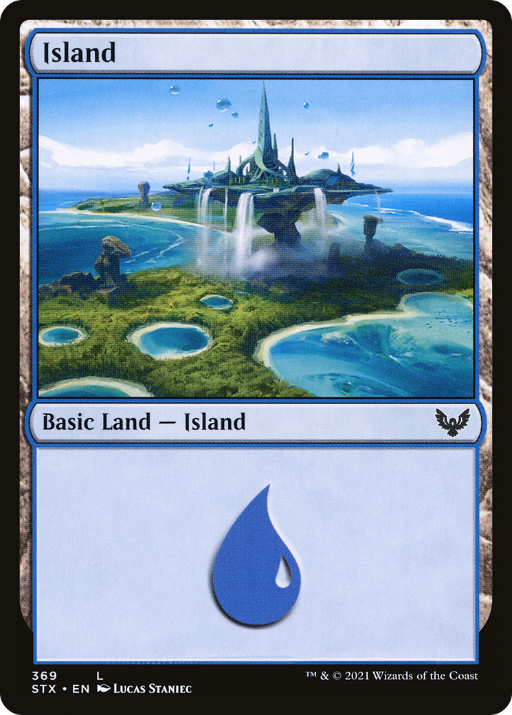 Island (369) (369) [Strixhaven: School of Mages] - Deck Out Gaming