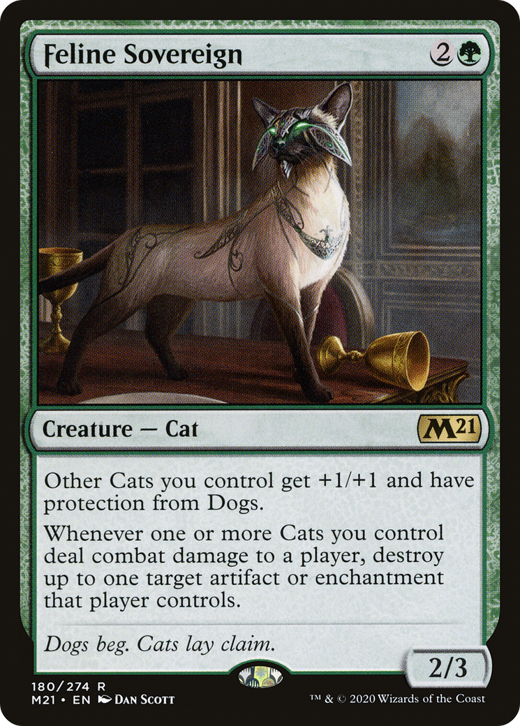 Feline Sovereign (180) [Core Set 2021] - Deck Out Gaming