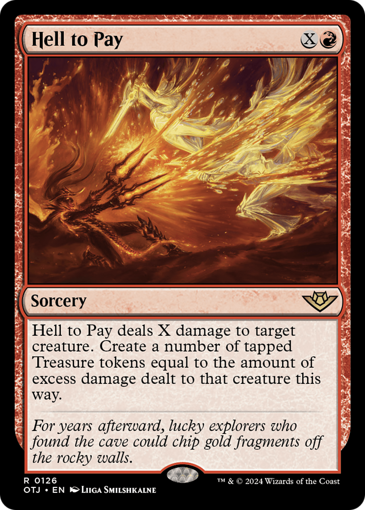 Hell to Pay (126) [Outlaws of Thunder Junction] foil - Deck Out Gaming