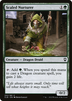 Scaled Nurturer (252) [Commander Legends: Battle for Baldur's Gate] foil - Deck Out Gaming