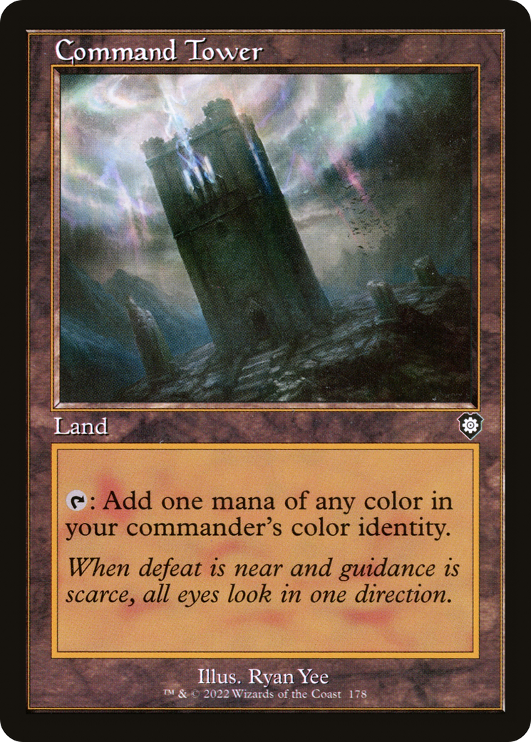 Command Tower (Retro Frame) (178) [Commander: The Brothers' War] - Deck Out Gaming