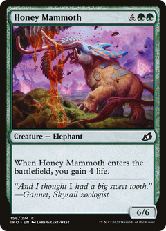 Honey Mammoth (158) [Ikoria: Lair of Behemoths] foil - Deck Out Gaming