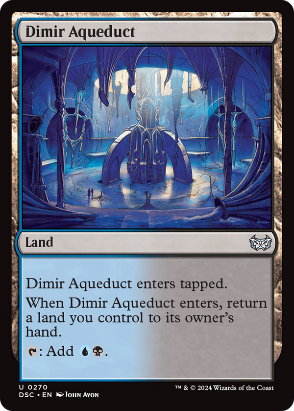 Dimir Aqueduct (270) [Duskmourn: House of Horror Commander] - Deck Out Gaming