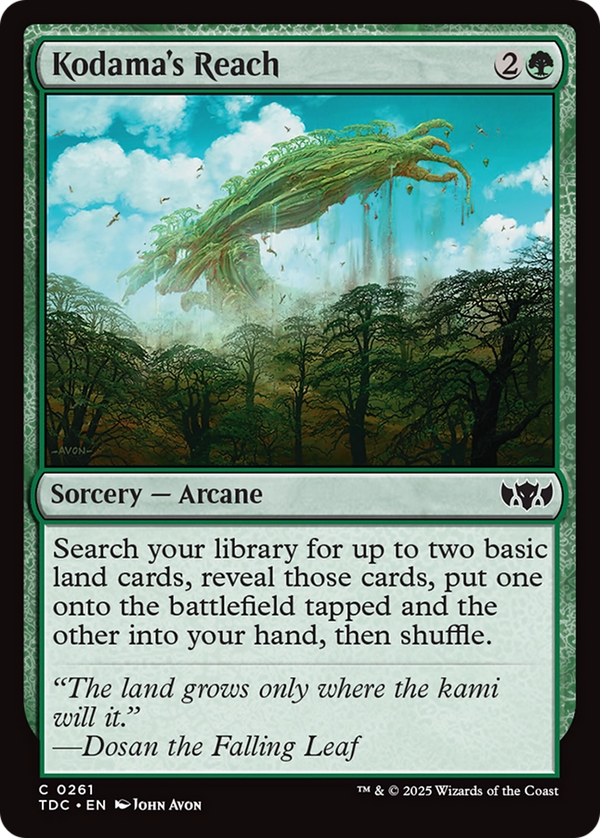 Kodama's Reach (261) [Commander: Tarkir: Dragonstorm] - Deck Out Gaming