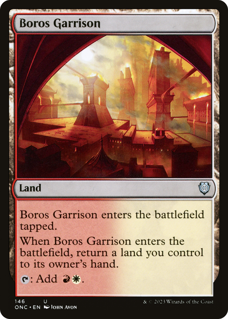 Boros Garrison (146) [Phyrexia: All Will Be One Commander] - Deck Out Gaming