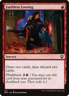Faithless Looting (122) [Dominaria United Commander] - Deck Out Gaming
