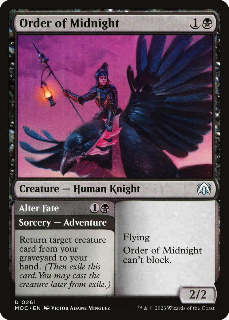 Order of Midnight (261) [March of the Machine Commander] - Deck Out Gaming