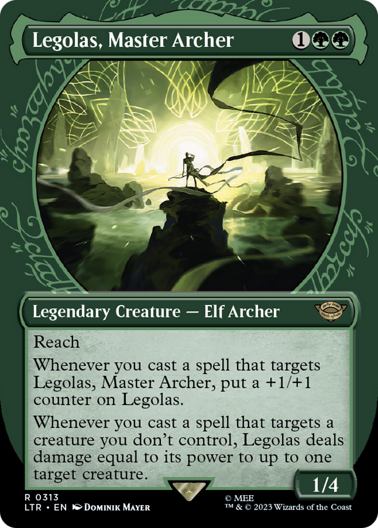 Legolas, Master Archer (Showcase) (313) [The Lord of the Rings: Tales of Middle-earth] foil - Deck Out Gaming