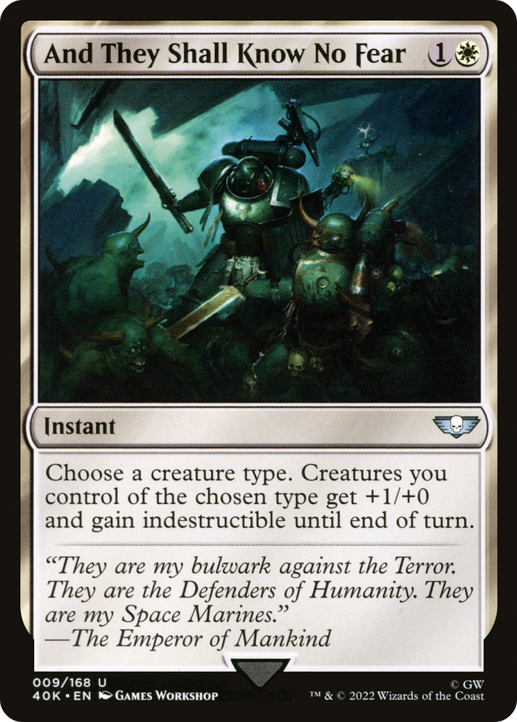 And They Shall Know No Fear (9) [Universes Beyond: Warhammer 40,000] - Deck Out Gaming