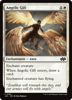 Angelic Gift (165) [Foundations Jumpstart] - Deck Out Gaming