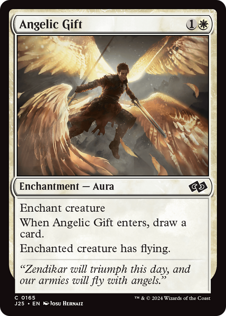 Angelic Gift (165) [Foundations Jumpstart] - Deck Out Gaming