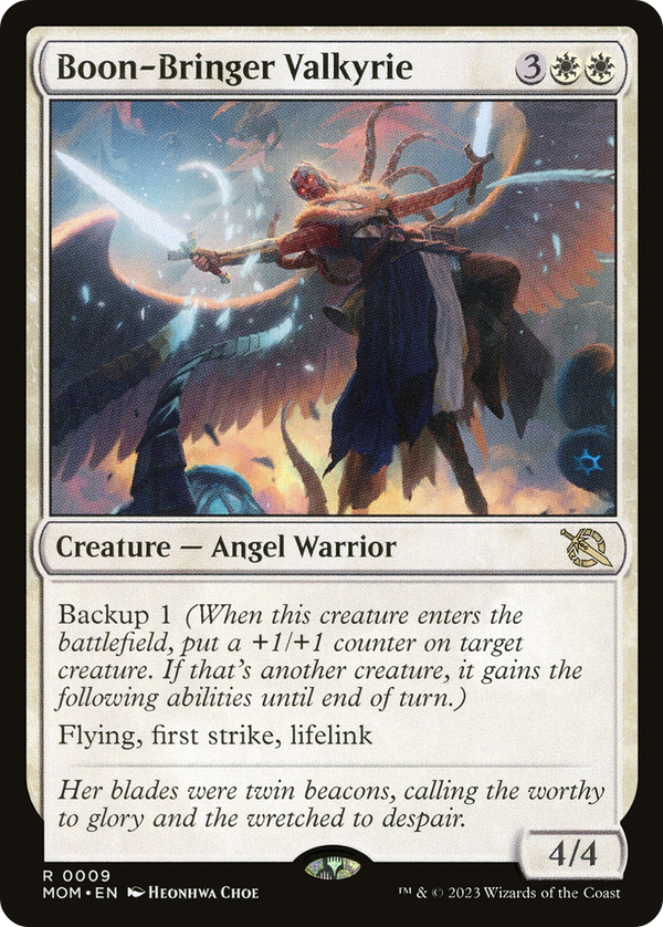 Boon-Bringer Valkyrie (9) [March of the Machine] - Deck Out Gaming