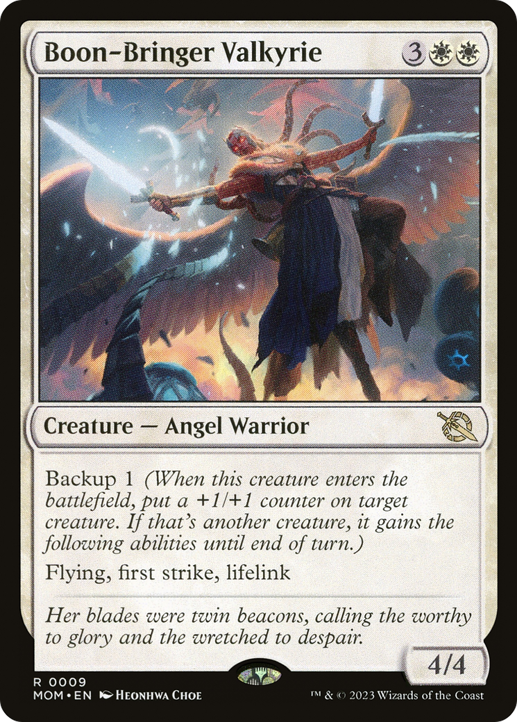Boon-Bringer Valkyrie (9) [March of the Machine] - Deck Out Gaming