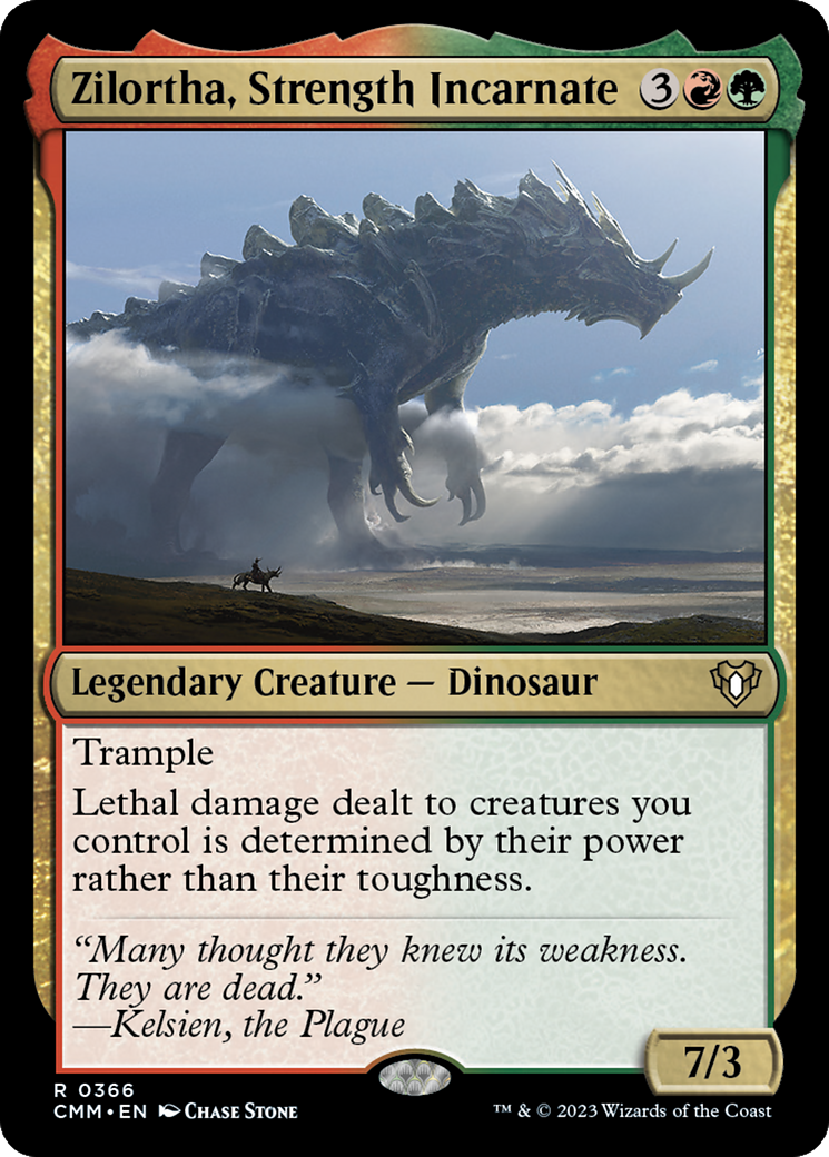 Zilortha, Strength Incarnate (366) [Commander Masters] foil - Deck Out Gaming