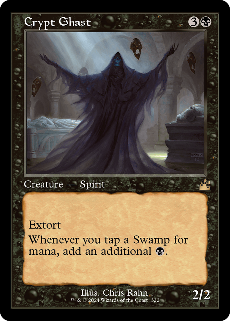 Crypt Ghast (Retro Frame) (322) [Ravnica Remastered] foil - Deck Out Gaming