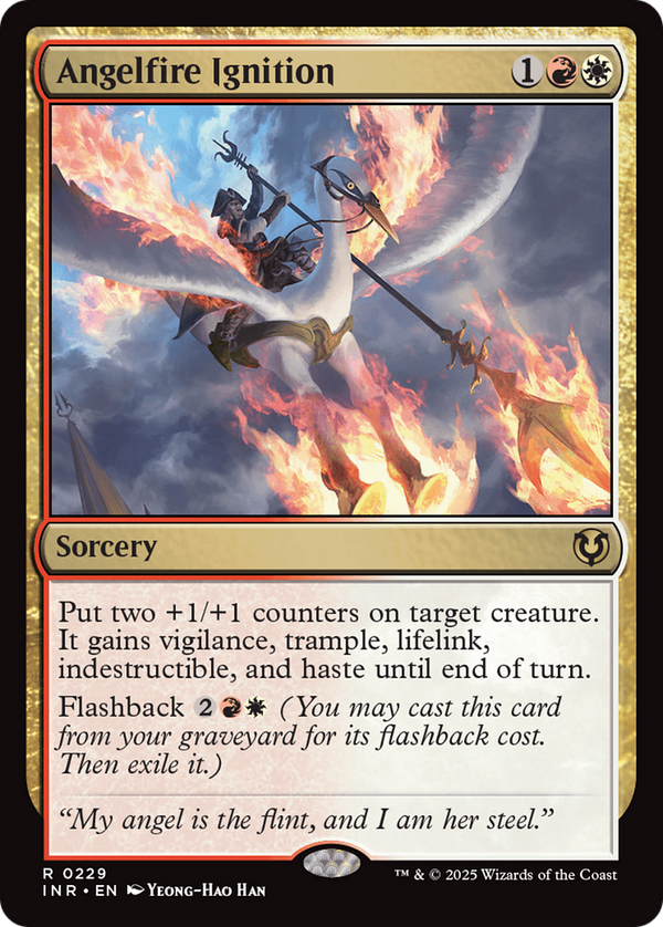 Angelfire Ignition (229) [Innistrad Remastered] foil - Deck Out Gaming