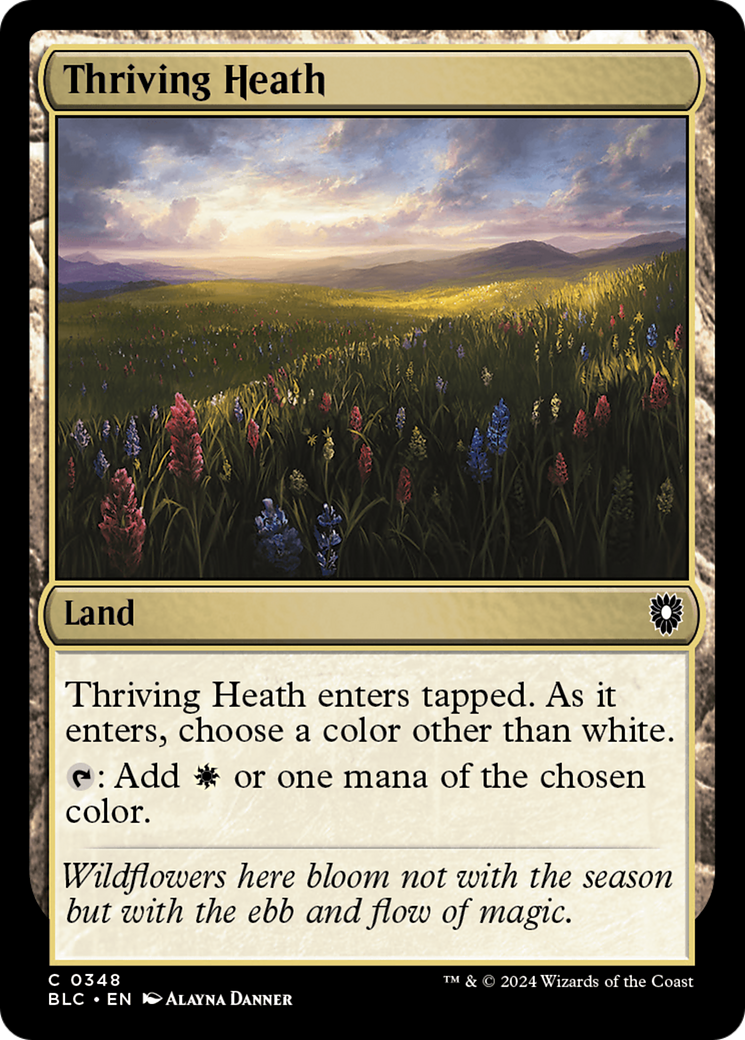 Thriving Heath (348) [Bloomburrow Commander] - Deck Out Gaming
