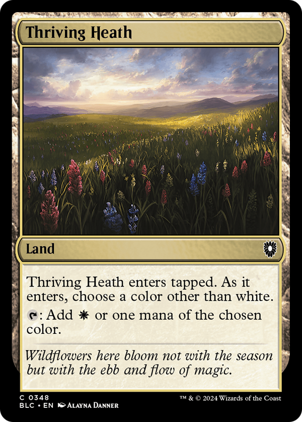 Thriving Heath (348) [Bloomburrow Commander] - Deck Out Gaming