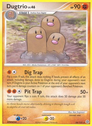 Dugtrio (24) [Secret Wonders] - Deck Out Gaming
