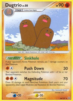 Dugtrio (24) [Platinum] Reverse Holofoil - Deck Out Gaming