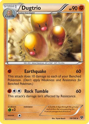Dugtrio (59) [XY Base Set] - Deck Out Gaming