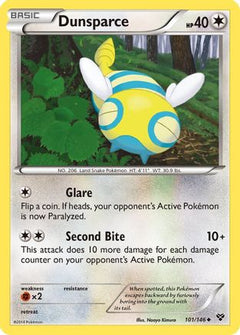 Dunsparce (101) [XY Base Set] Reverse Holofoil - Deck Out Gaming