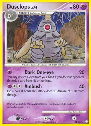 Dusclops (34) (34) [Stormfront] Reverse Holofoil - Deck Out Gaming