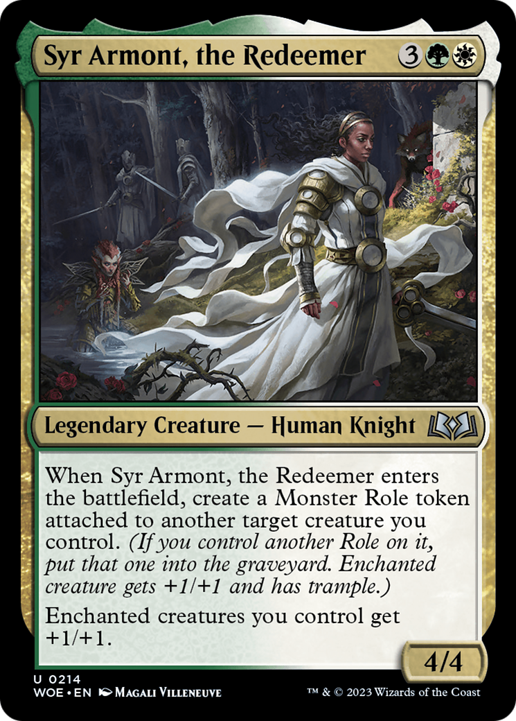 Syr Armont, the Redeemer (214) [Wilds of Eldraine] foil - Deck Out Gaming