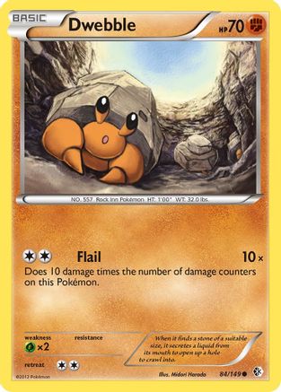 Dwebble (84) [Boundaries Crossed] Reverse Holofoil - Deck Out Gaming