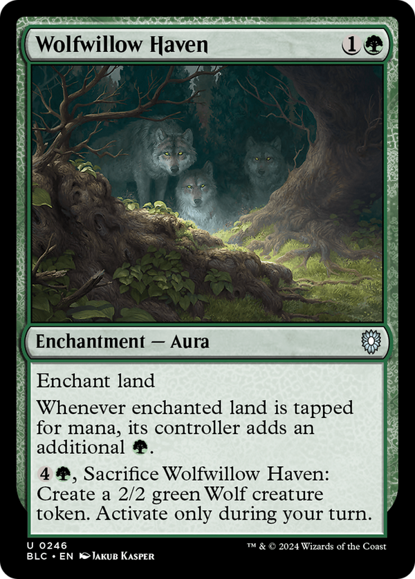 Wolfwillow Haven (246) [Bloomburrow Commander] - Deck Out Gaming