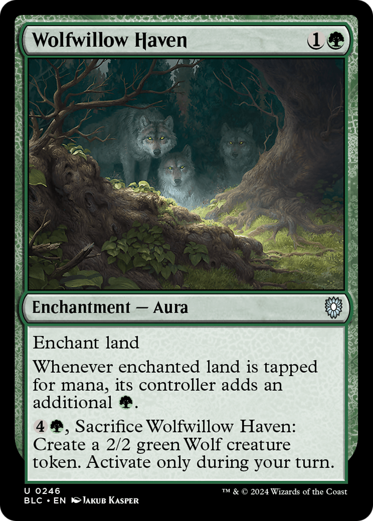 Wolfwillow Haven (246) [Bloomburrow Commander] - Deck Out Gaming