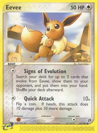 Eevee (63) [Sandstorm] - Deck Out Gaming