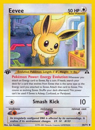 Eevee (38) [Neo Discovery] 1st Edition - Deck Out Gaming
