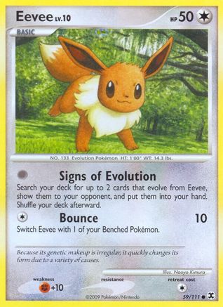 Eevee (59) [Rising Rivals] Reverse Holofoil - Deck Out Gaming