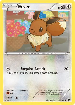 Eevee (83) (83) [Dark Explorers] - Deck Out Gaming