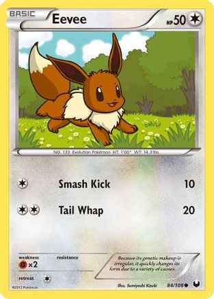 Eevee (84) (84) [Dark Explorers] Reverse Holofoil - Deck Out Gaming