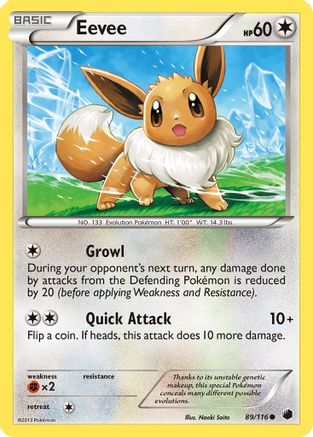 Eevee (89) (89) [Plasma Freeze] - Deck Out Gaming