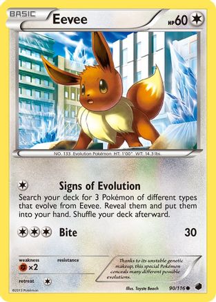 Eevee (90) (90) [Plasma Freeze] - Deck Out Gaming