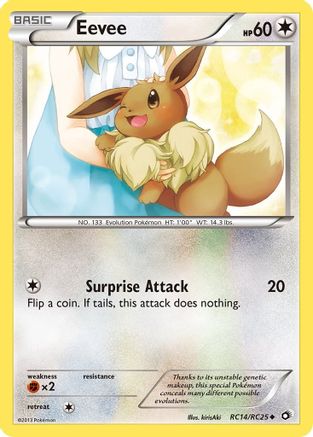 Eevee (RC14) [Legendary Treasures: Radiant Collection] Holofoil - Deck Out Gaming