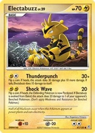 Electabuzz (81) [Diamond and Pearl] Reverse Holofoil - Deck Out Gaming