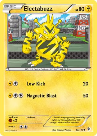 Electabuzz (53) [Boundaries Crossed] Reverse Holofoil - Deck Out Gaming