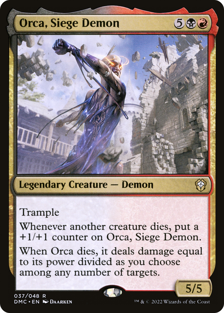 Orca, Siege Demon (37) [Dominaria United Commander] - Deck Out Gaming