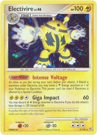 Electivire (3) [Diamond and Pearl] Holofoil - Deck Out Gaming
