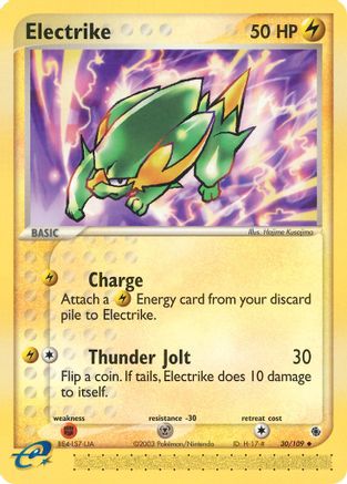 Electrike - 30/109 (30) [Ruby and Sapphire] - Deck Out Gaming