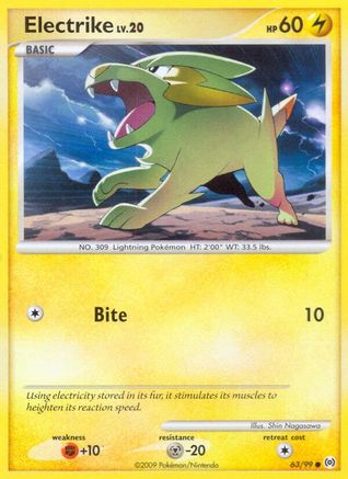 Electrike (63) (63) [Arceus] Reverse Holofoil - Deck Out Gaming