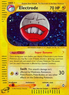 Electrode (H7) (H7) [Aquapolis] Holofoil - Deck Out Gaming