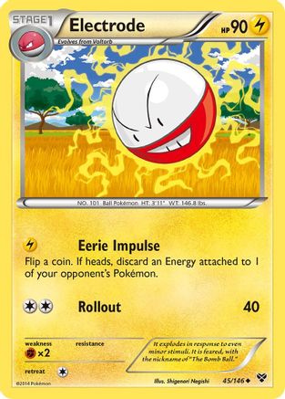 Electrode (45) [XY Base Set] Reverse Holofoil - Deck Out Gaming