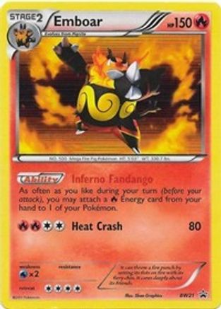 Emboar - BW21 (BW21) [Black and White Promos] Holofoil - Deck Out Gaming