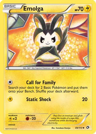 Emolga (49) [Legendary Treasures] Reverse Holofoil - Deck Out Gaming